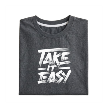 Take It Easy Regular Fit Graphic T-Shirt