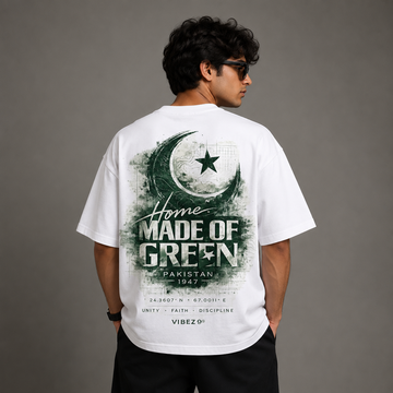 Pakistan Free Souls Oversized Relaxed Fit Graphic T-Shirt