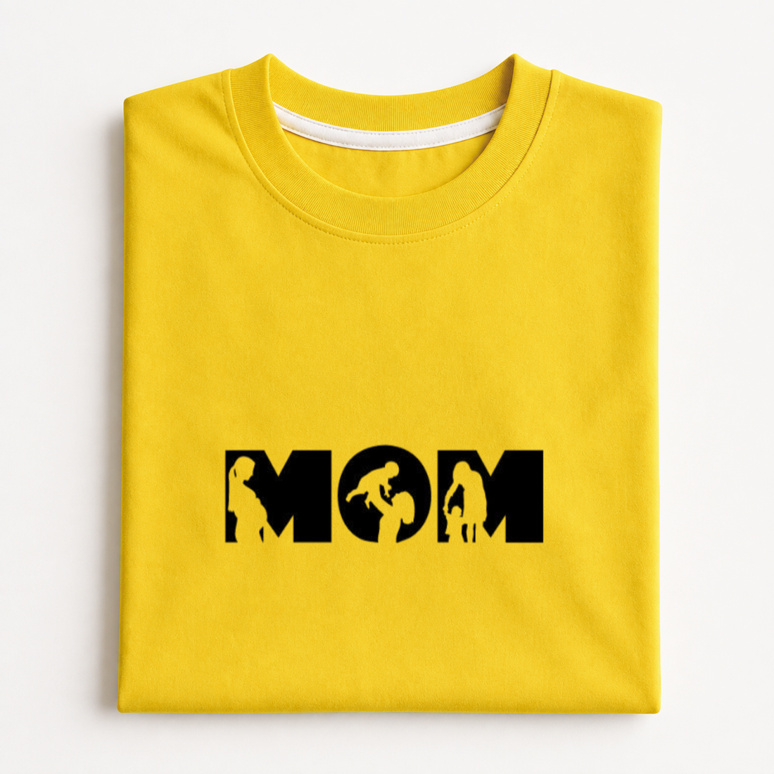Mom Graphic Regular Fit T-Shirt | Motherhood Graphic Tee