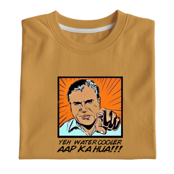 Yeh Water Cooler Aap Ka Hua Regular Fit Graphic T-Shirt