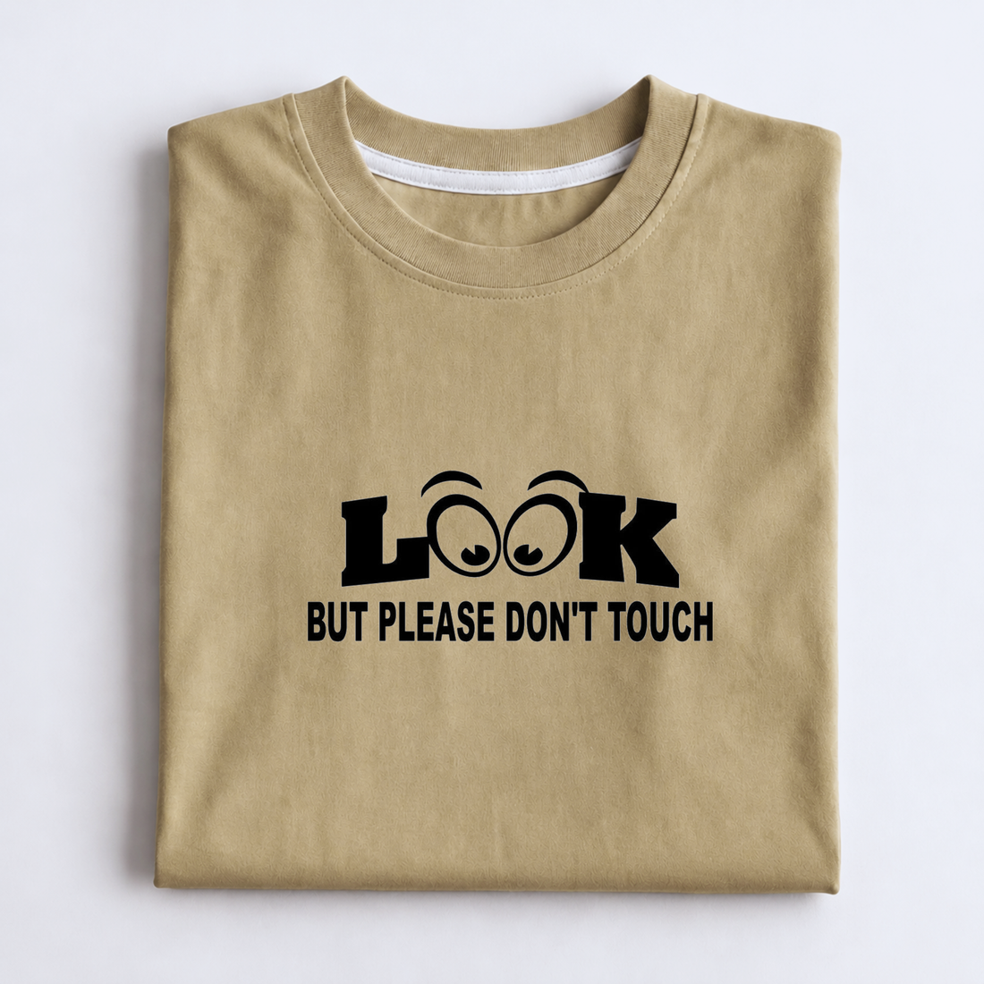 Look But Please Don't Touch Regular Fit Graphic T-Shirt