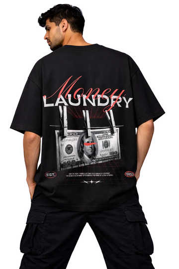 Money Laundry Oversized Graphic Tee