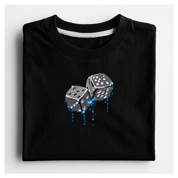 Diamond Drip Dice Regular Fit Graphic T-Shirt