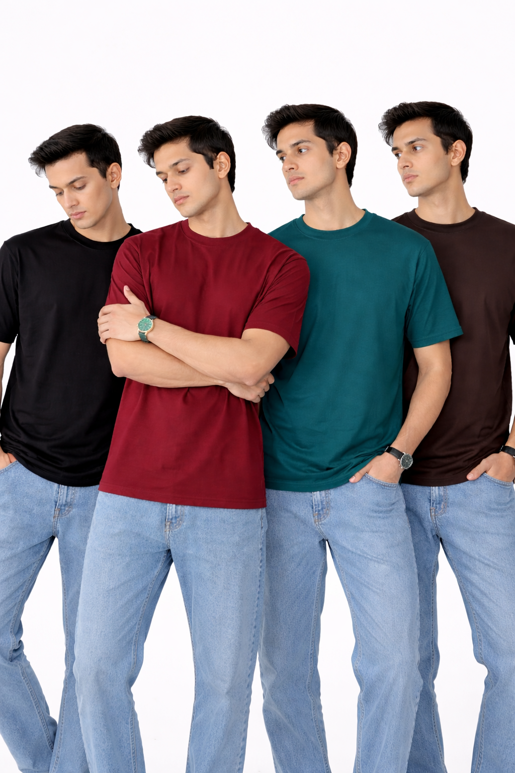 Bundle of any 4 Basic Tees (Regular fit)