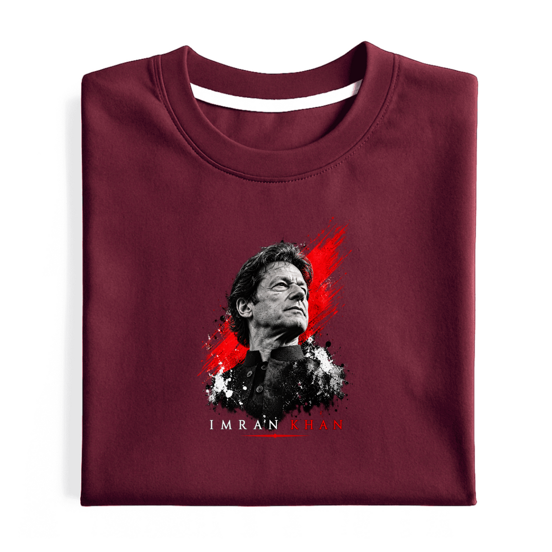 Imran Khan Splash Art Regular Fit Graphic T-Shirt