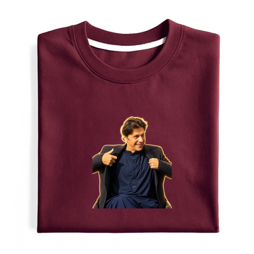 Khan Boss Pose Regular Fit Graphic T-Shirt