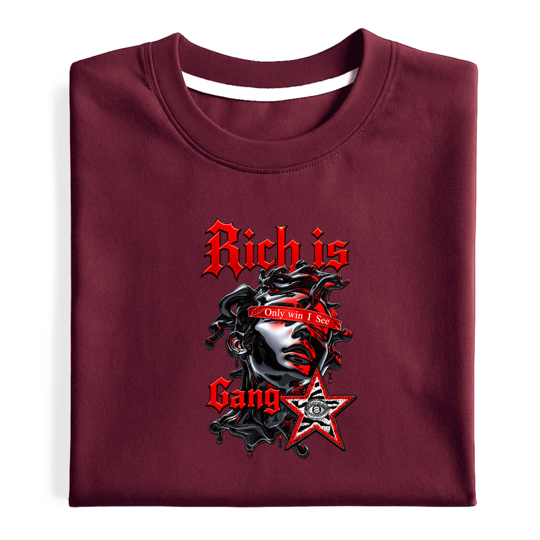 Rich Is Gang Regular Fit Graphic T-Shirt