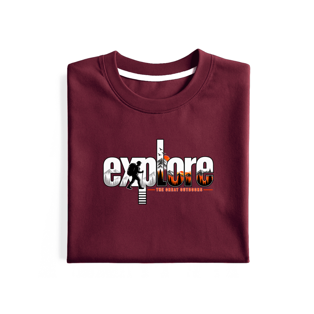 Explore Regular Fit Graphic T-Shirt