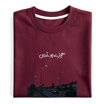 Muajze Hote Hain Regular Fit Graphic T-Shirt