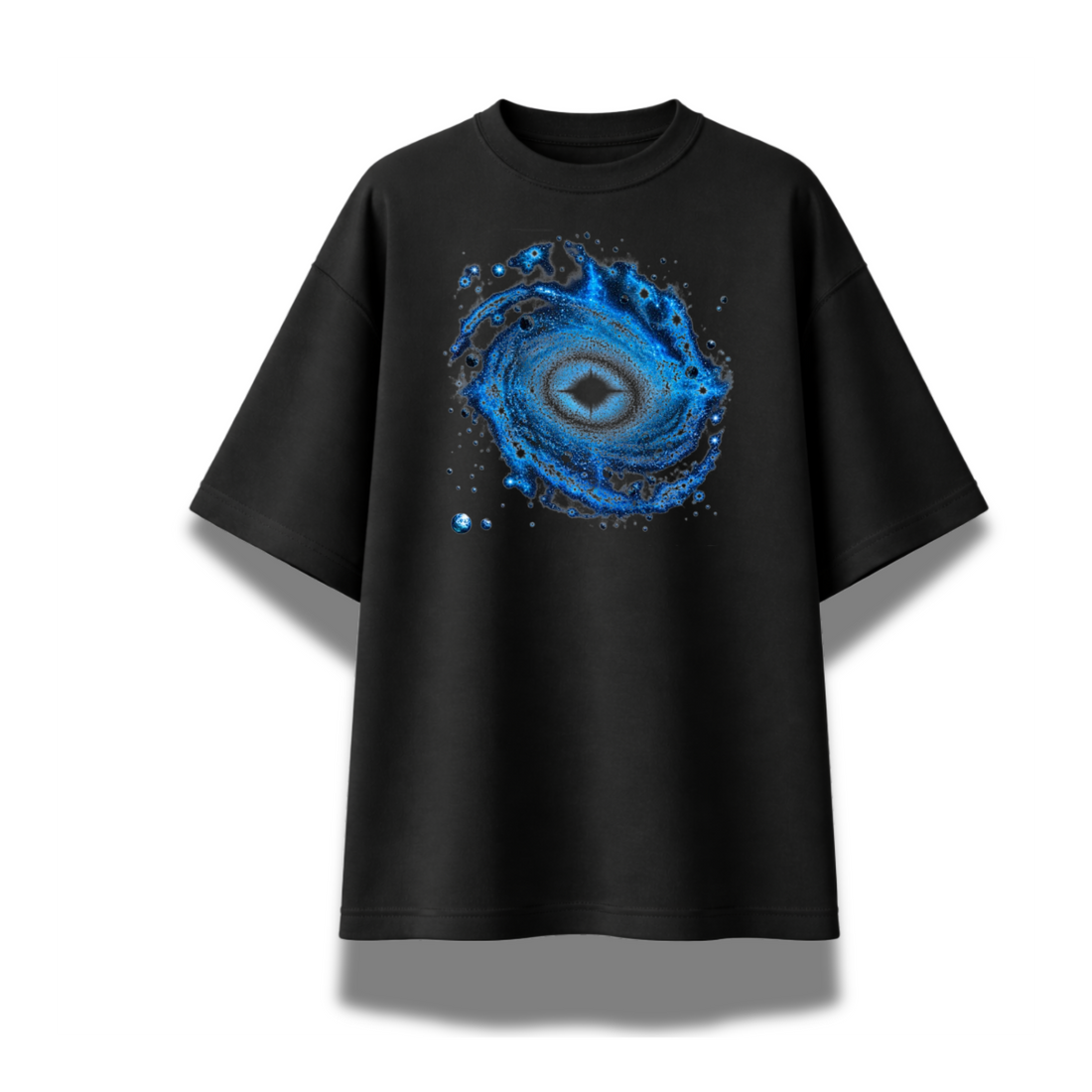 Kardashev Scale Galaxy Oversized Graphic T-Shirt | VibeZ9