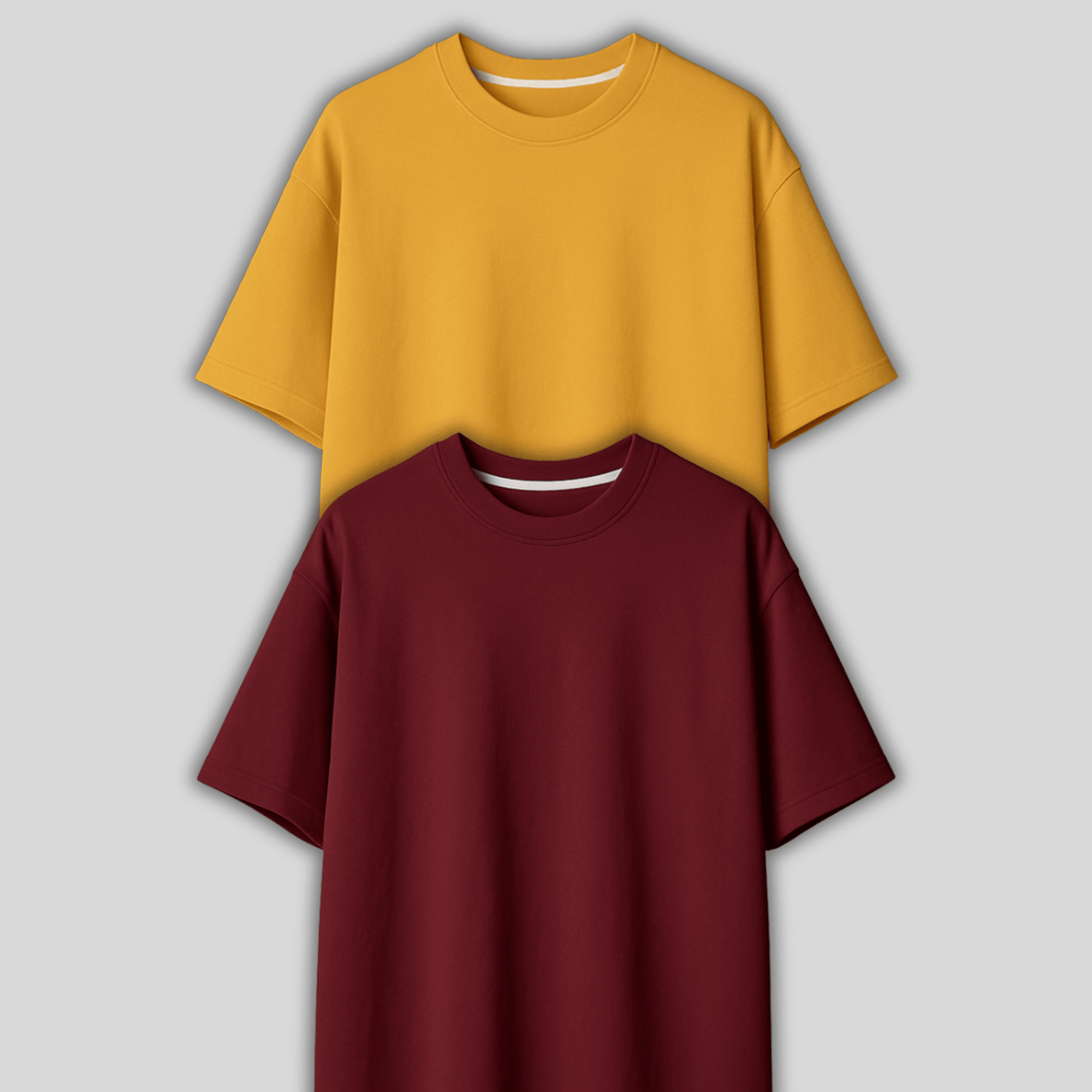 Bundle of any 2 Oversize Plain Tees - Vibe Z9