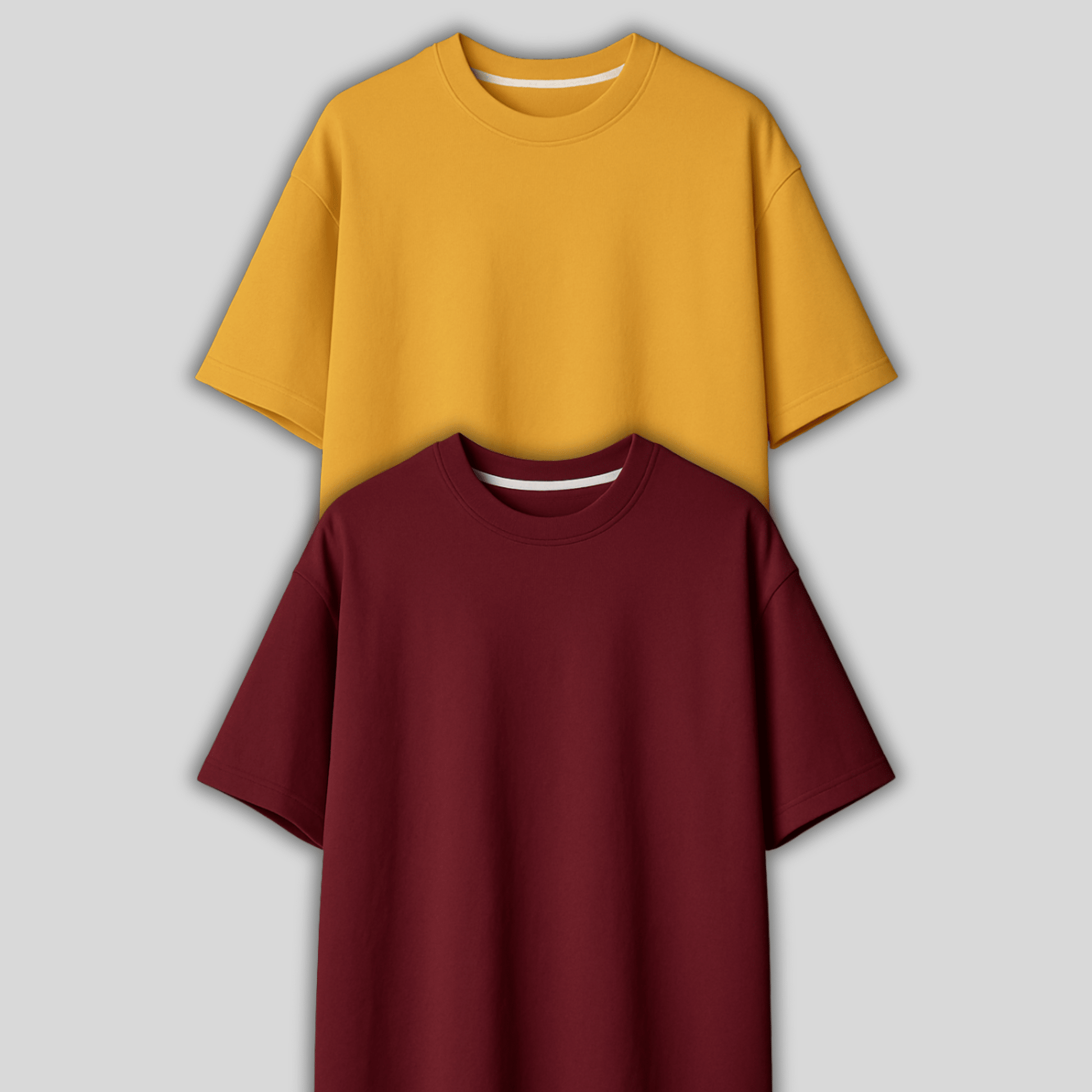 Bundle of any 2 Oversize Plain Tees - Vibe Z9