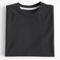Charcoal Crew Neck T-Shirt | Premium Cotton Casual Tee - Vibe Z9