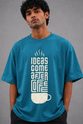 Coffee Lover Oversized Graphic Tee - Vibe Z9