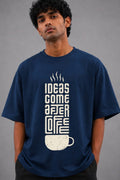 Coffee Lover Oversized Graphic Tee - Vibe Z9