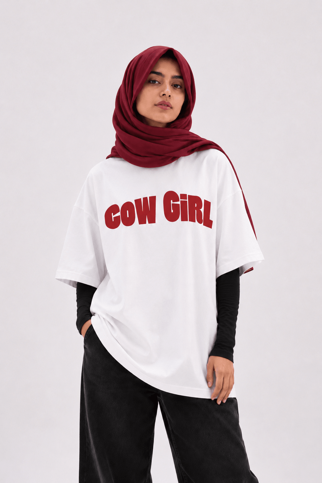 Cow Guy Oversized Graphic Tee - Vibe Z9