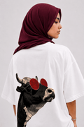 Cow Guy Oversized Graphic Tee - Vibe Z9