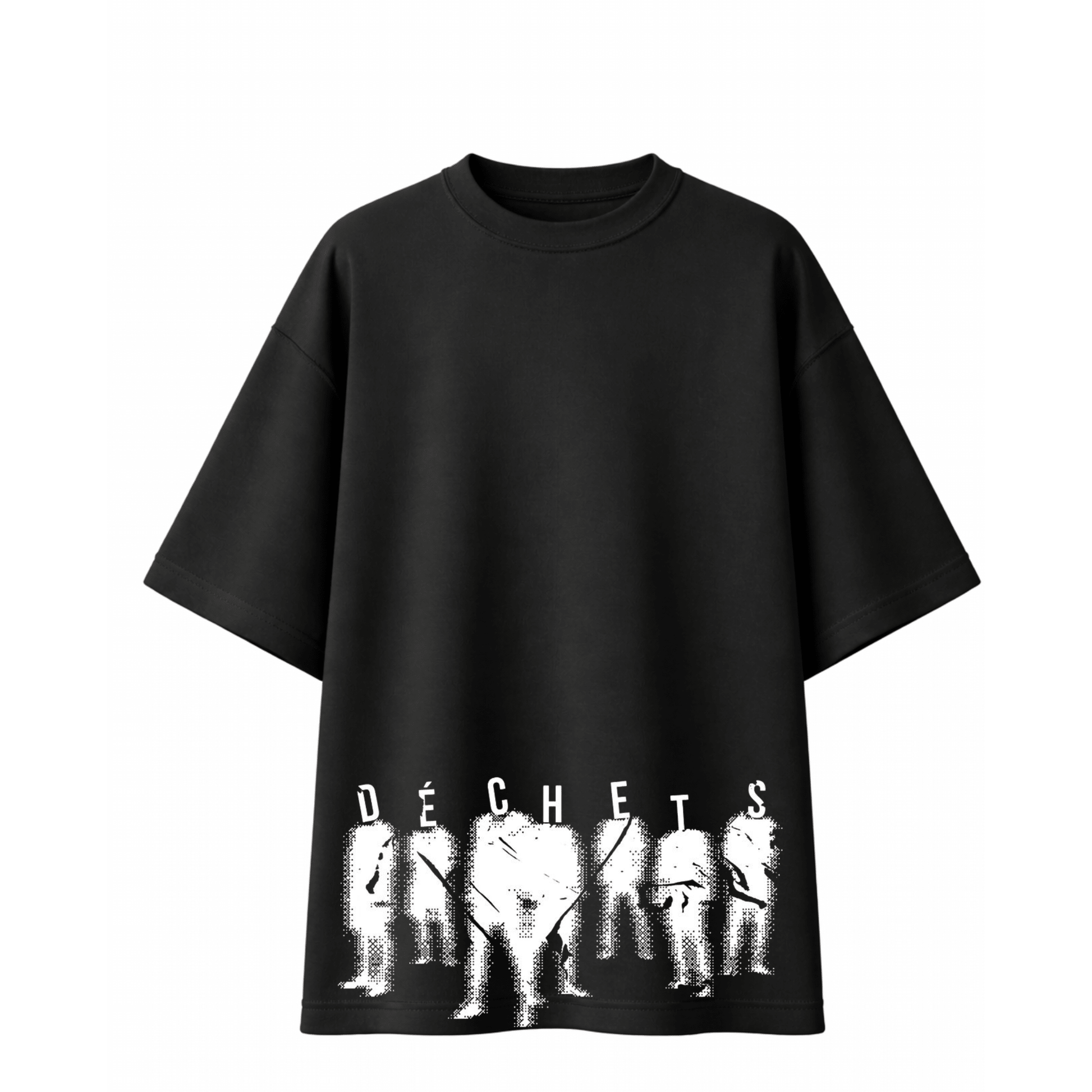 Déchets Oversized Graphic Tee - Vibe Z9