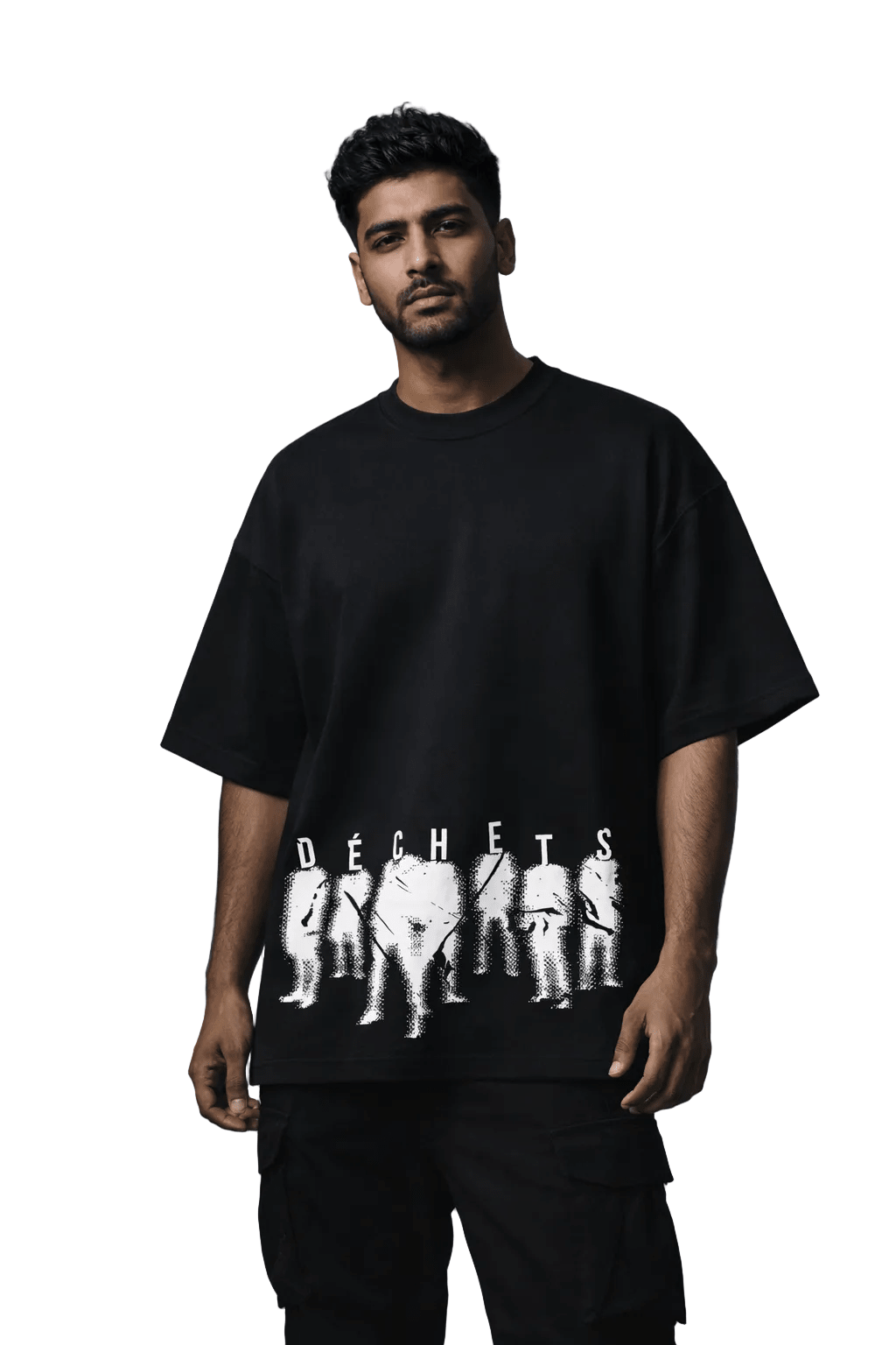Déchets Oversized Graphic Tee - Vibe Z9