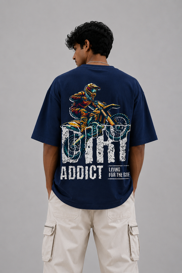 Ride Addict Oversized Graphic Tee