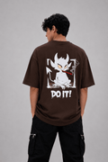 DO IT Devil Cat Oversized Graphic Tee - Vibe Z9