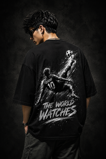 The World Watches — FIFA WC 2026 Oversized Graphic Tee