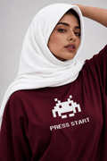 Game Over Oversized Graphic Tee - Vibe Z9
