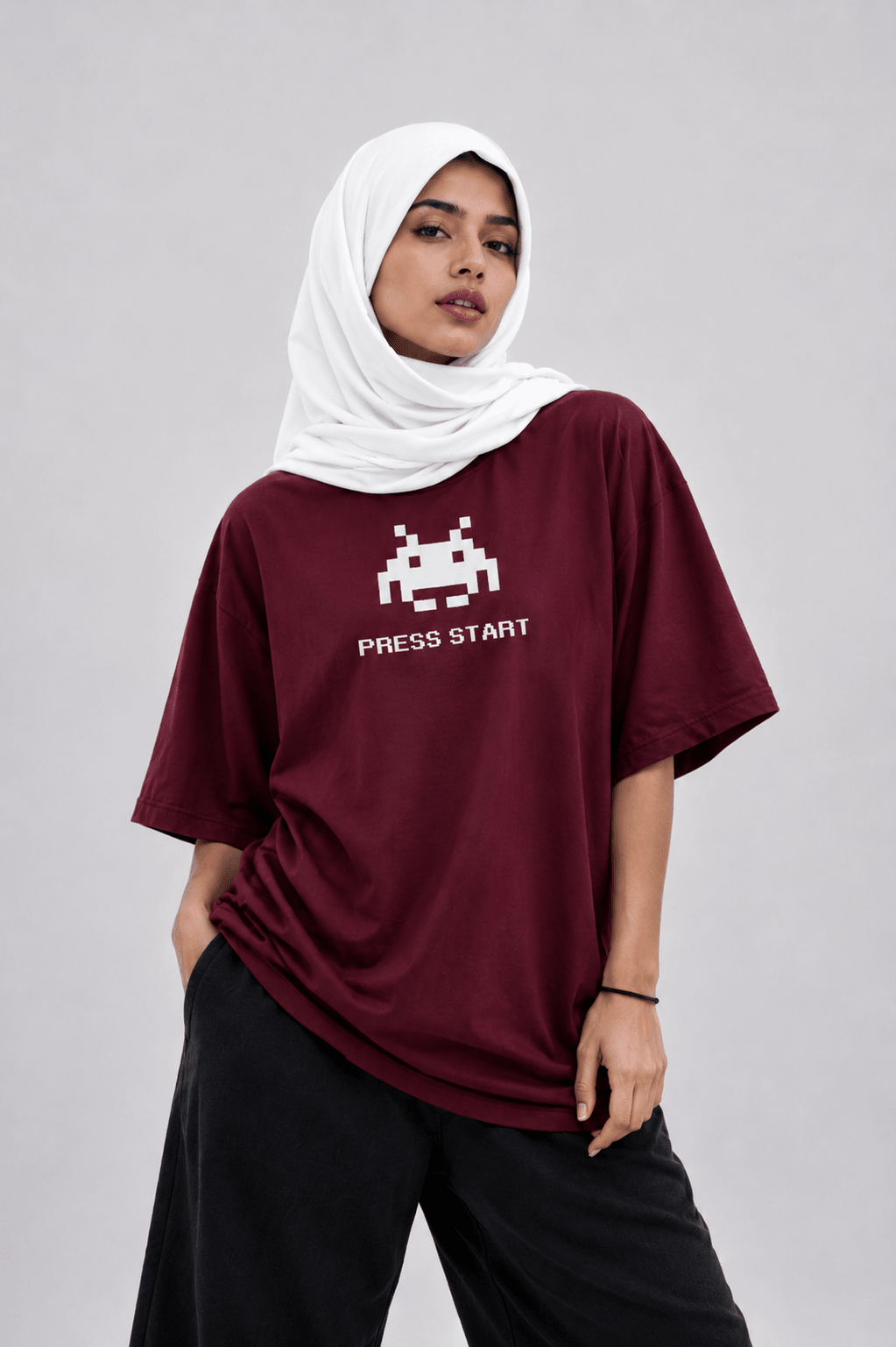 Game Over Oversized Graphic Tee - Vibe Z9