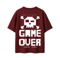 Game Over Oversized Graphic Tee - Vibe Z9