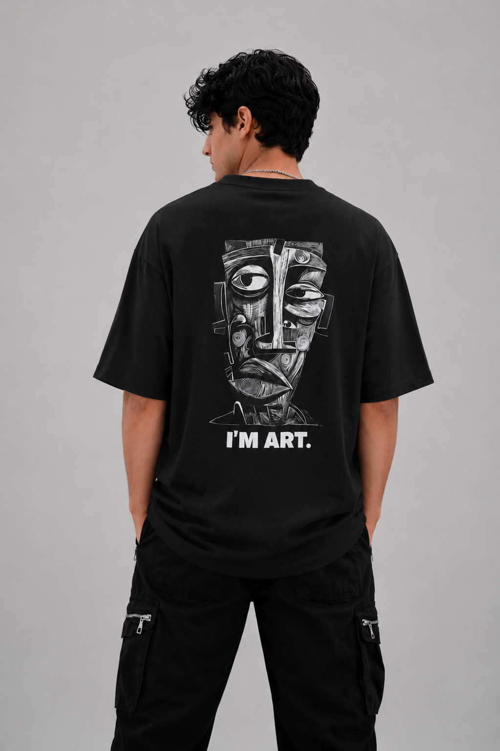 I’M ART Oversized Graphic Tee