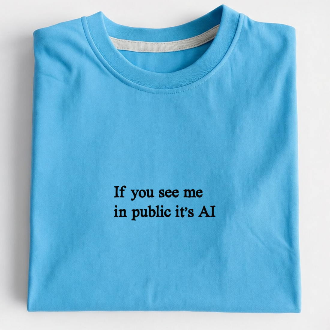 If You See Me In Public It's AI Graphic Tee