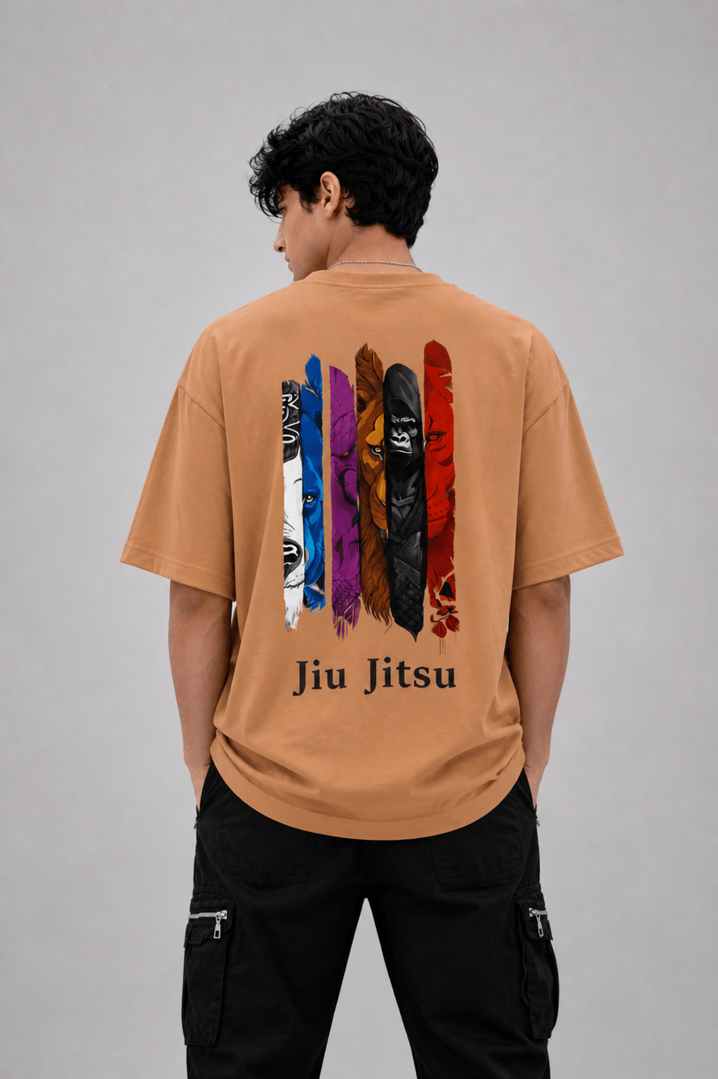 Jiu Jitsu Oversize Graphic Tee - Vibe Z9