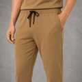 Knitted Piqué Polo Tracksuit – Regular Fit Textured Co-ord Set - Vibe Z9