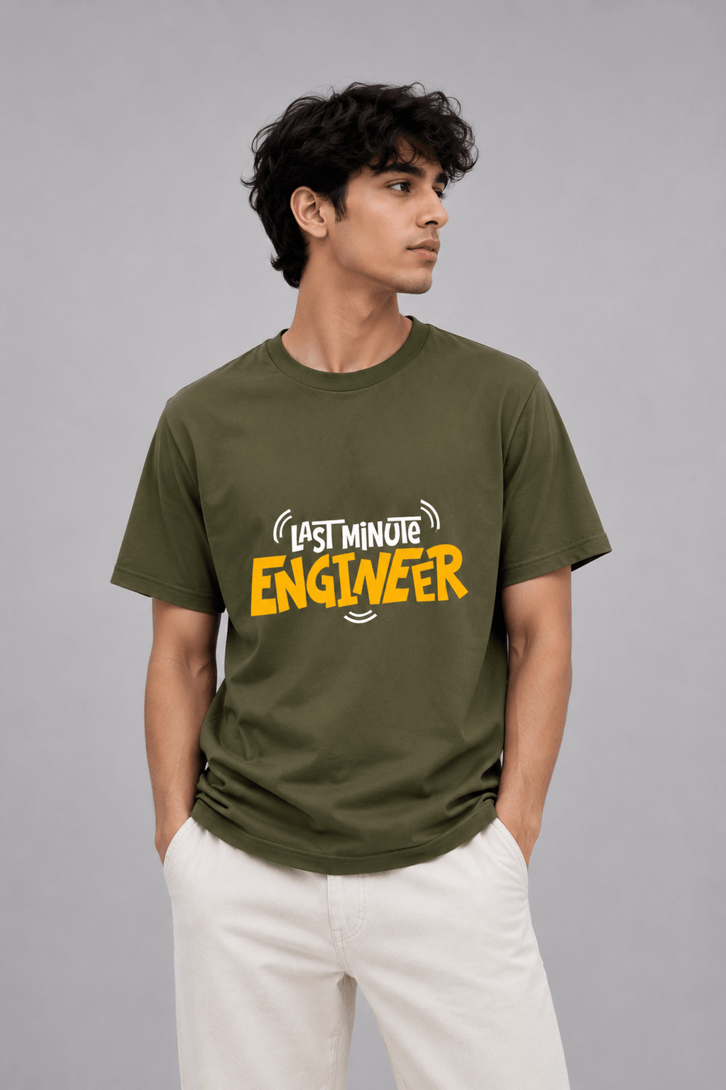 Last Minute Engineer Graphic Tee - Vibe Z9