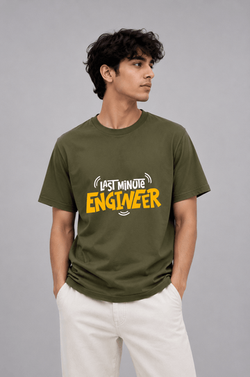 Last Minute Engineer Graphic Tee - Vibe Z9