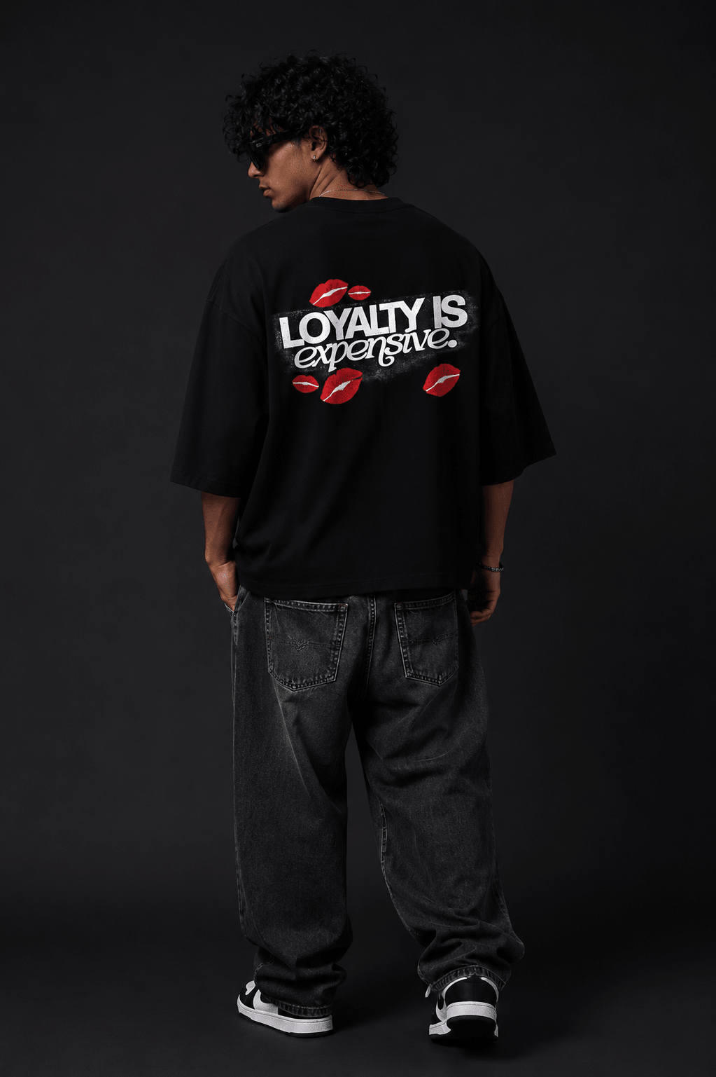 Loyalty Is Expensive Oversized Graphic Tee | Drop Shoulder Unisex - Vibe Z9