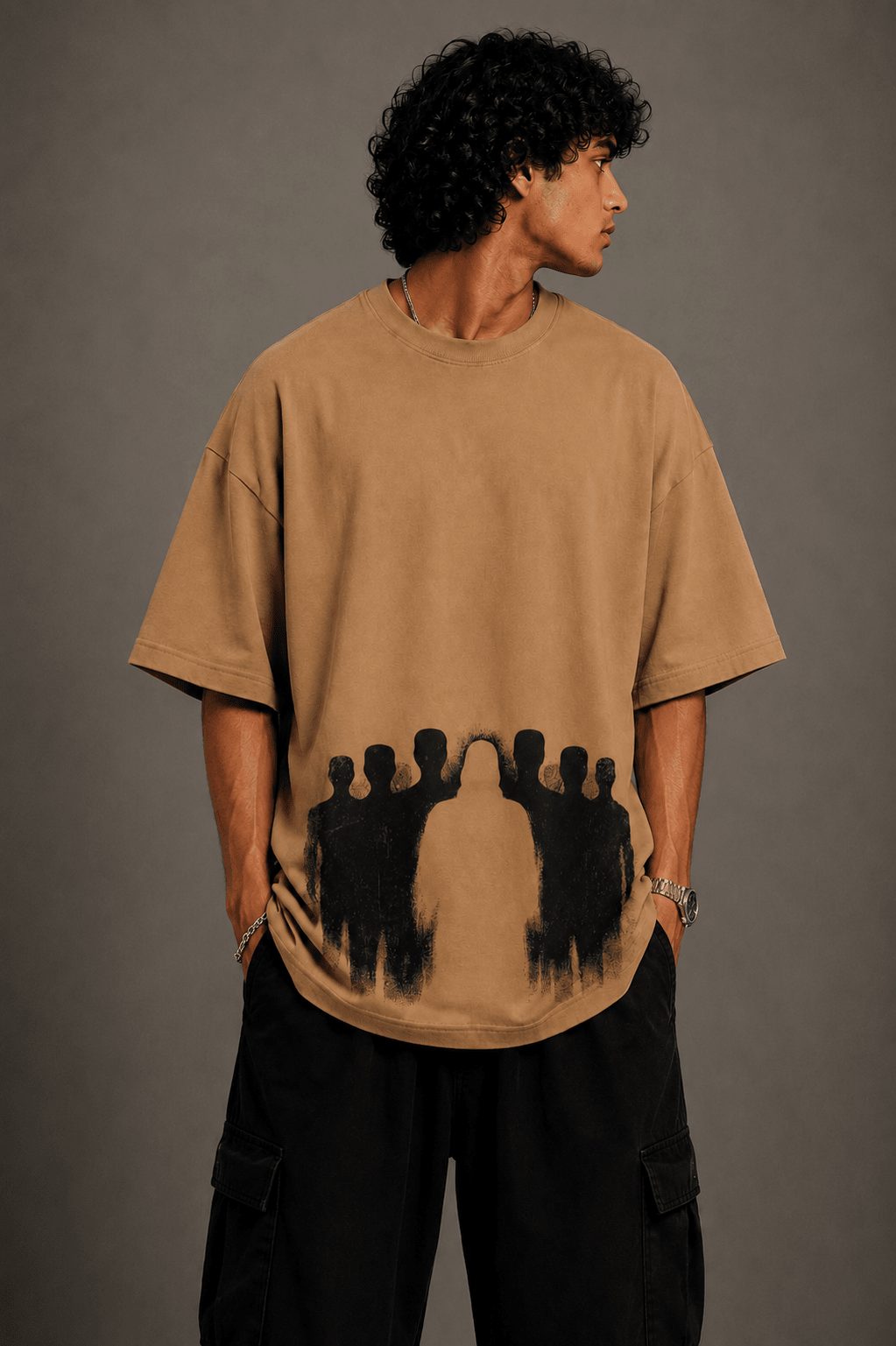 One Among Many Oversized Graphic Tee - Vibe Z9