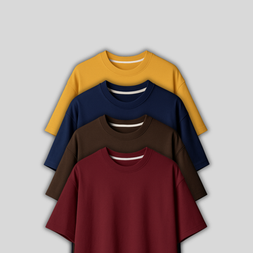 Bundle of any 4 Oversize Plain Tees