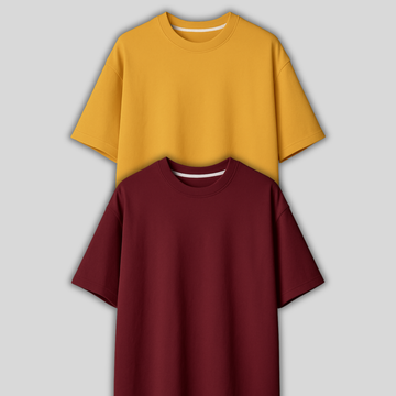 Bundle of any 2 Oversize Plain Tees