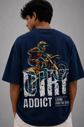 Ride Addict Oversized Graphic Tee - Vibe Z9