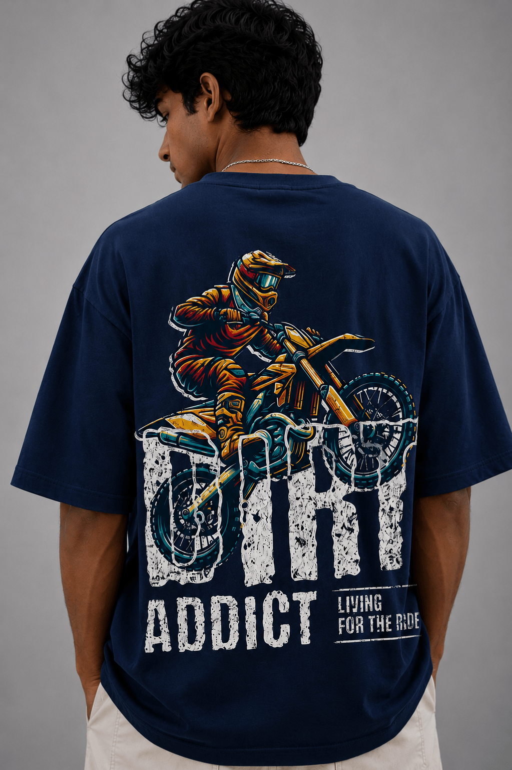 Ride Addict Oversized Graphic Tee - Vibe Z9