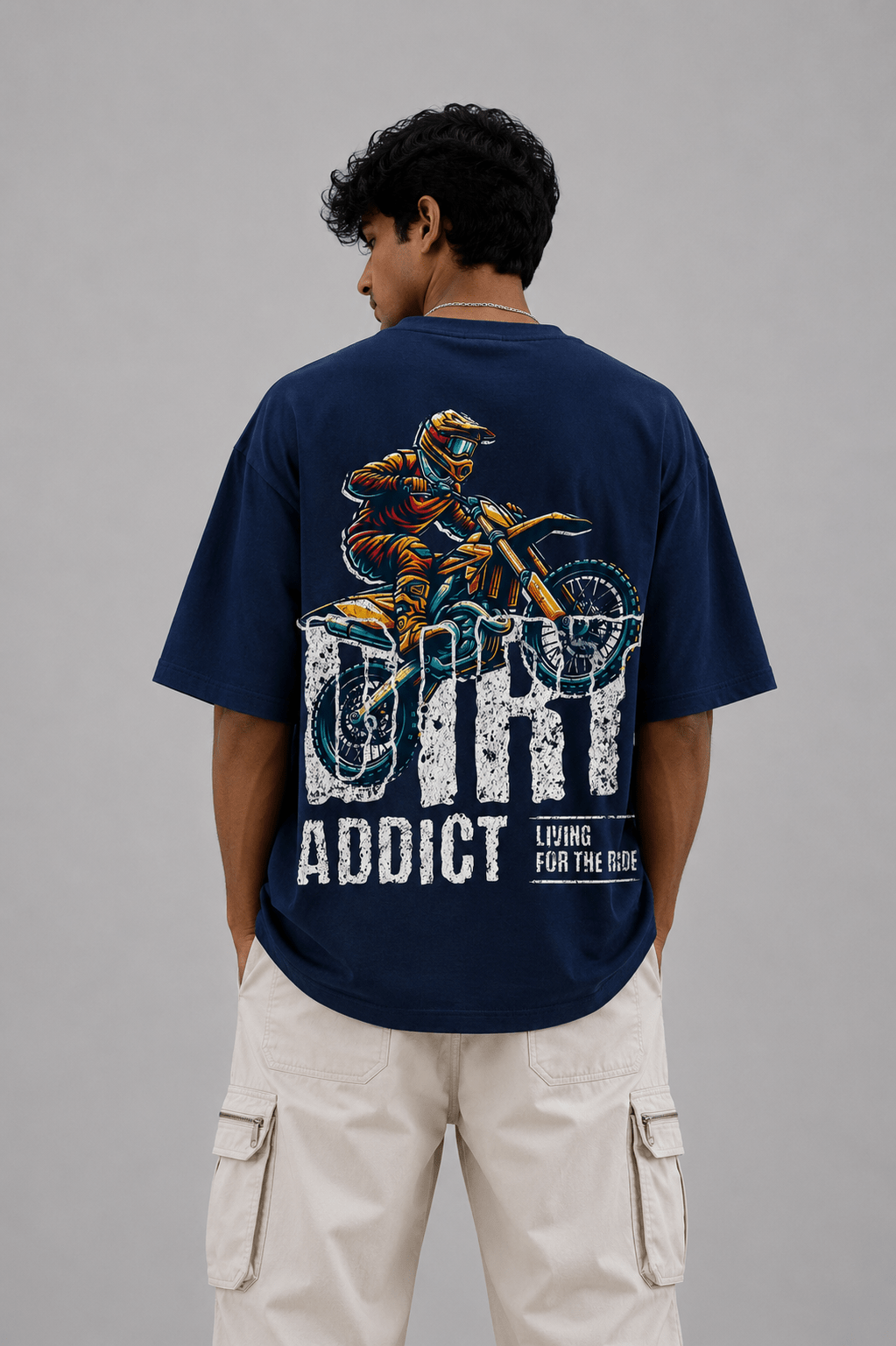 Ride Addict Oversized Graphic Tee - Vibe Z9