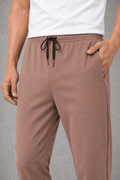 Slim Fit Pique Stretch Trousers Pakistan – Breathable Spandex Jogger Pants - Vibe Z9