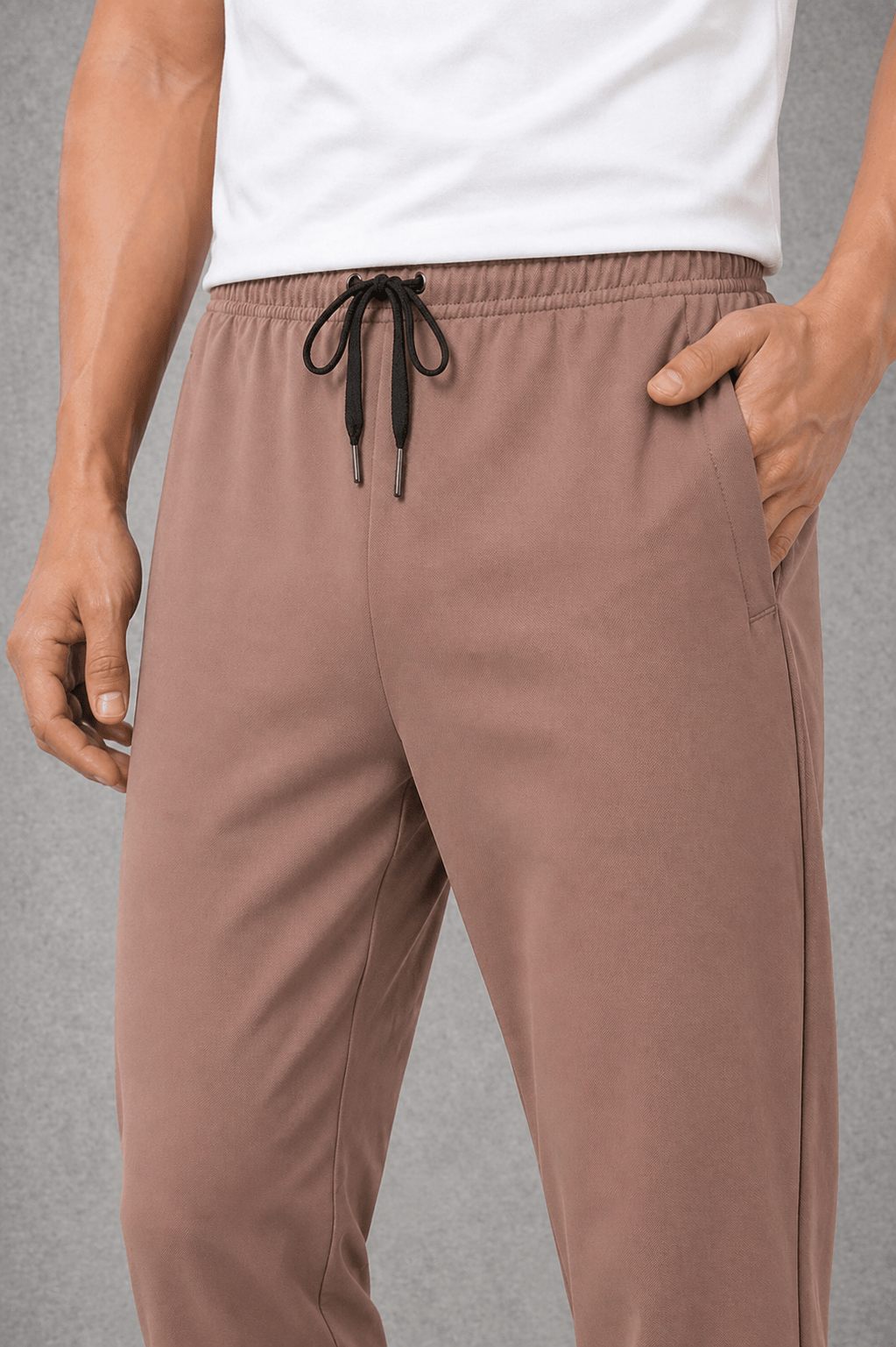 Slim Fit Pique Stretch Trousers Pakistan – Breathable Spandex Jogger Pants - Vibe Z9