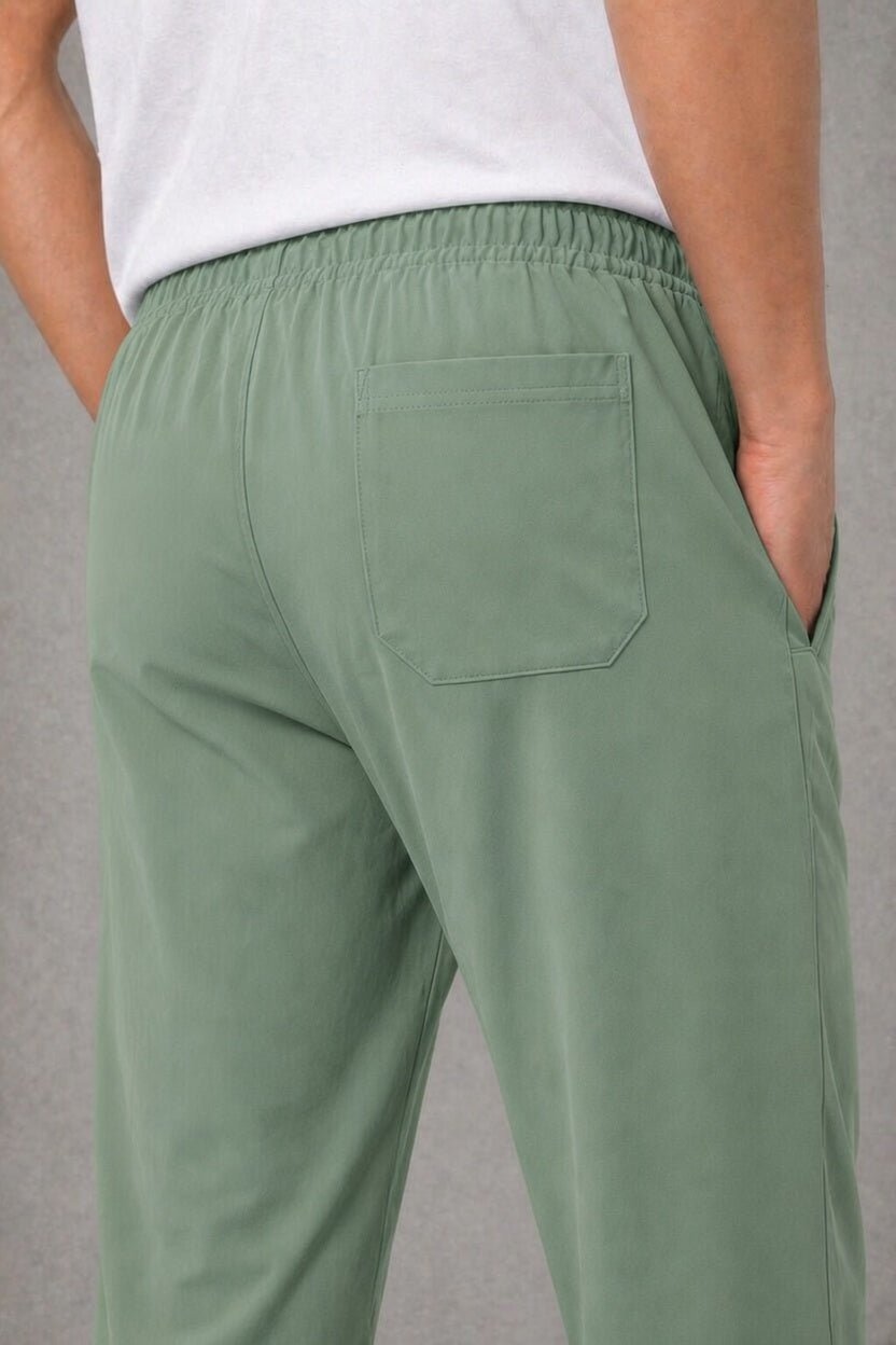 Slim Fit Pique Stretch Trousers Pakistan – Breathable Spandex Jogger Pants - Vibe Z9