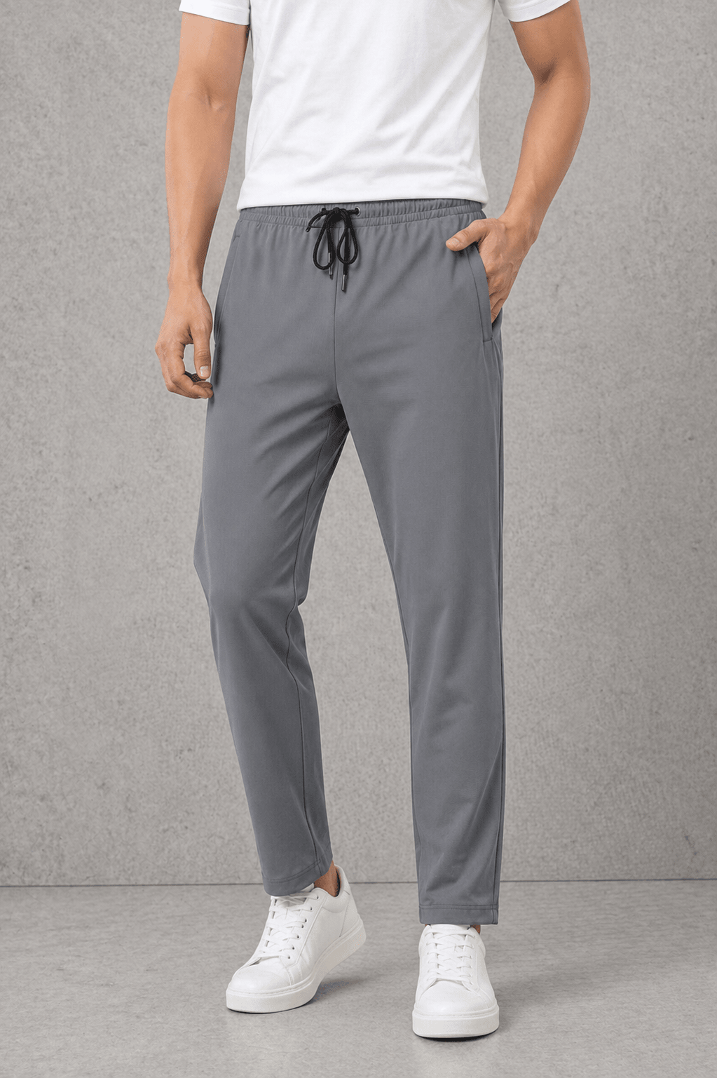 Slim Fit Pique Stretch Trousers Pakistan – Breathable Spandex Jogger Pants - Vibe Z9