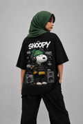 Snoopy Graffiti Oversized Graphic Tee - Vibe Z9