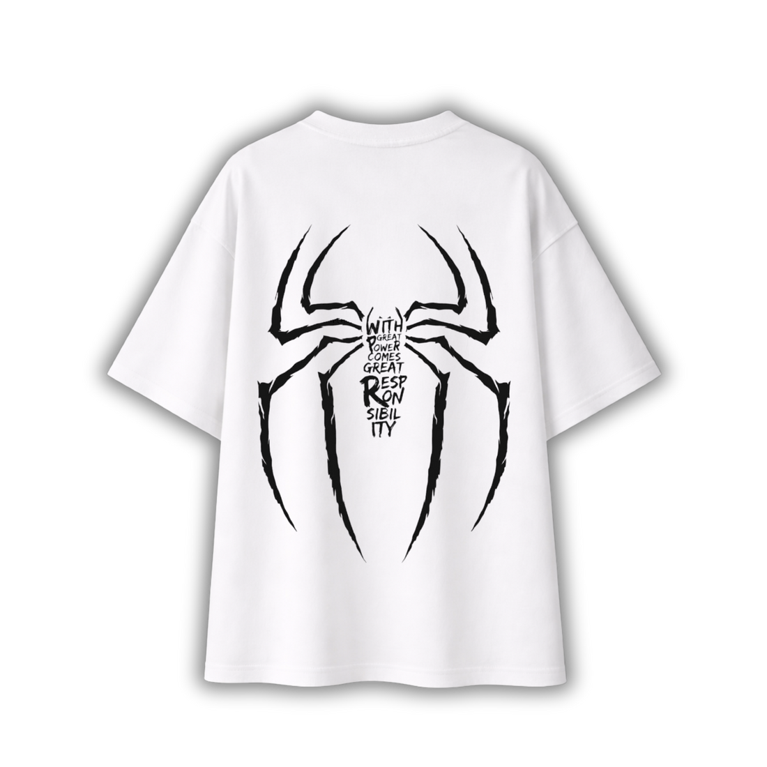 Spider Oversized Graphic T-Shirt for Men
