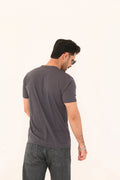Striped Round Neck T-Shirt – Imported Regular Fit - Vibe Z9