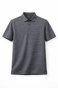 Textured Imported Polo Shirt – 3 Button Smart Casual Fit - Vibe Z9